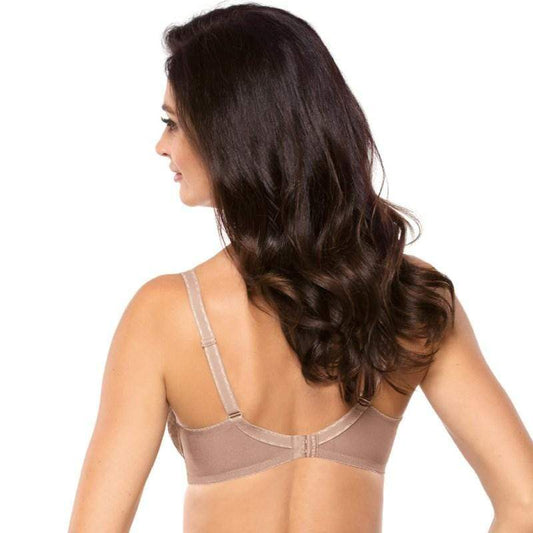 Gorteks Dakota Sheer Floral Embroidery Plus Size Bra