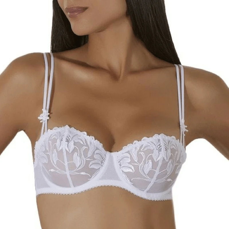 Aubade Jardin Des Delices Sheer Half Cup Bra by Aubade Lingerie