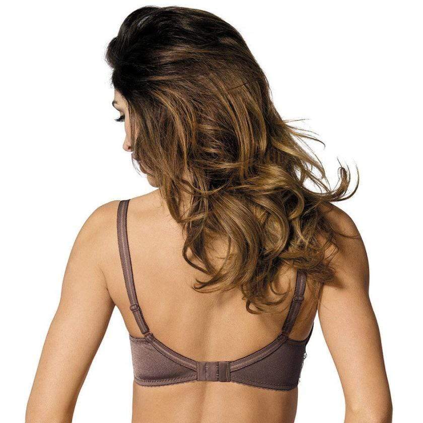 Gorteks Pamela Mocha Sheer Mesh Balconette Bra