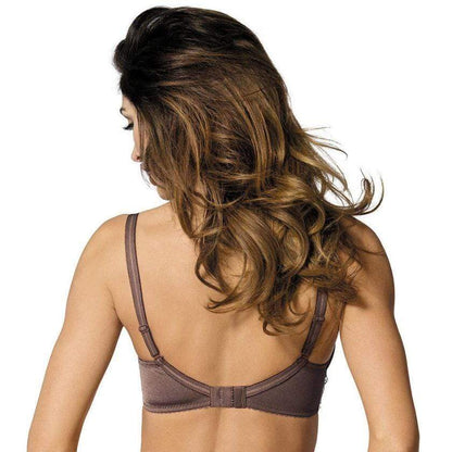 Gorteks Pamela Mocha Sheer Mesh Balconette Bra