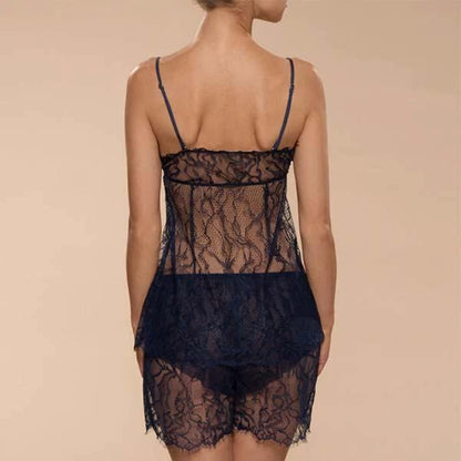 Sheer Lace Camisole & Shorts Set Ajour Lolita by Ajour Lingerie