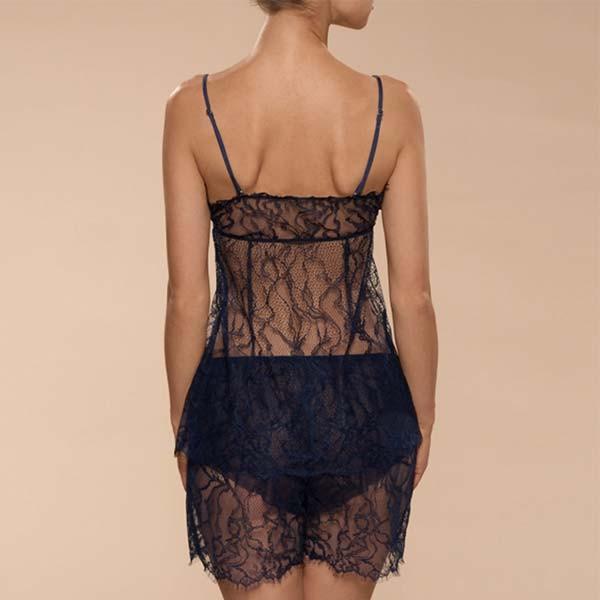 Ajour Lolita Sheer Lace Camisole & Shorts Set