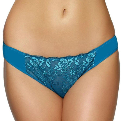 Felina Priscilla Sheer Lace Embroidery Bikini Panty by Felina Lingerie