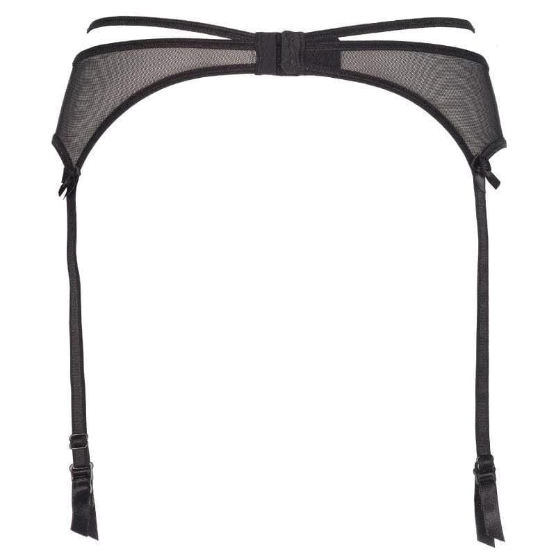 Axami Miami Vibe Sheer Lace Garter Belt by Axami Lingerie