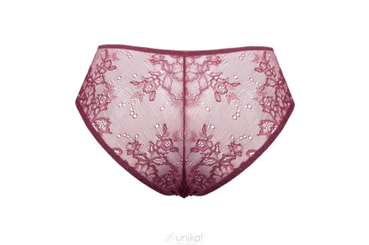 Sheer Mesh Lace Low Rise Bikini Panty Caro by Unikat Lingerie