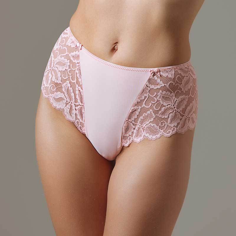 Sheer Lace Tanga Panty Lavinia Dare Me Powder Pink