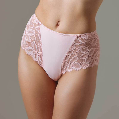 Sheer Lace Tanga Panty Lavinia Dare Me Powder Pink