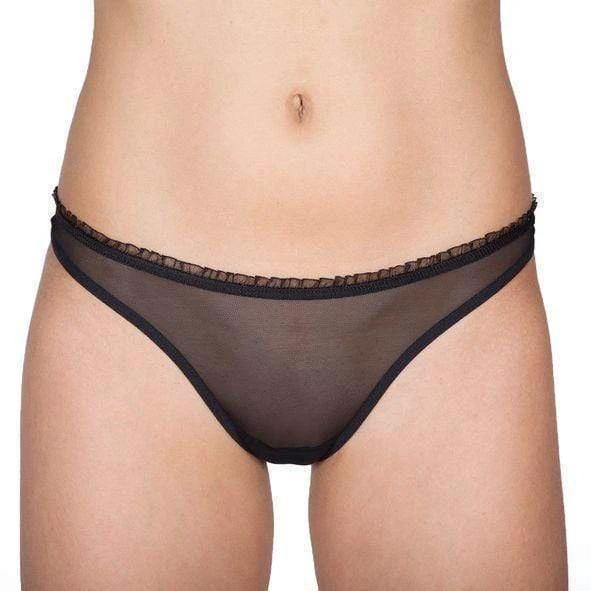 Sheer Mesh Thong Panty Tango by Rosme Lingerie