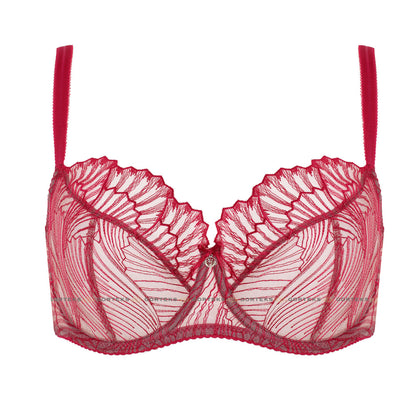 Gorteks Sierra Sheer Mesh Embroidery Full Coverage Bra