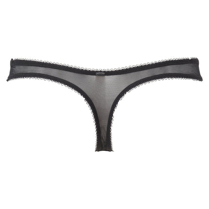 Gossard Superboost Lace Black Sheer Thong Panty