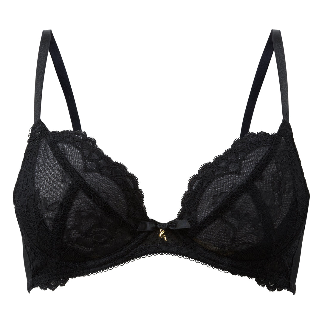 Gossard Superboost Lace Black Plunge Bra