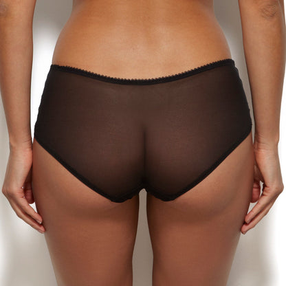 Gossard Superboost Lace Black Sheer Shorts Panty