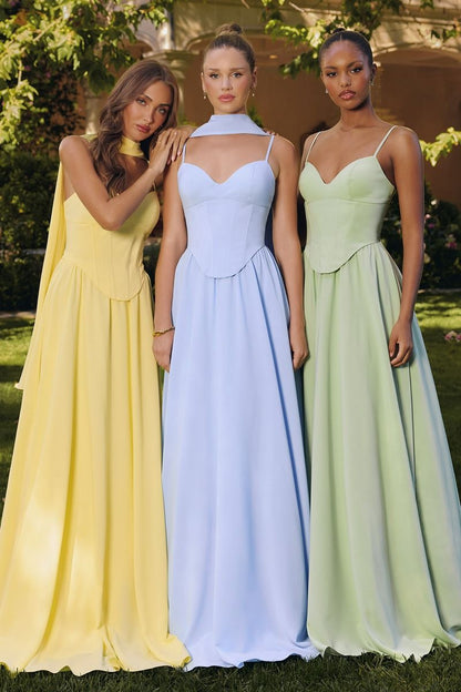 Sweetheart neckline A-line dress
