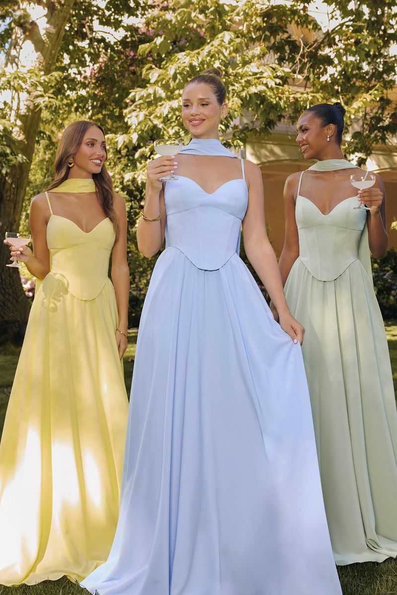 Sweetheart neckline A-line dress