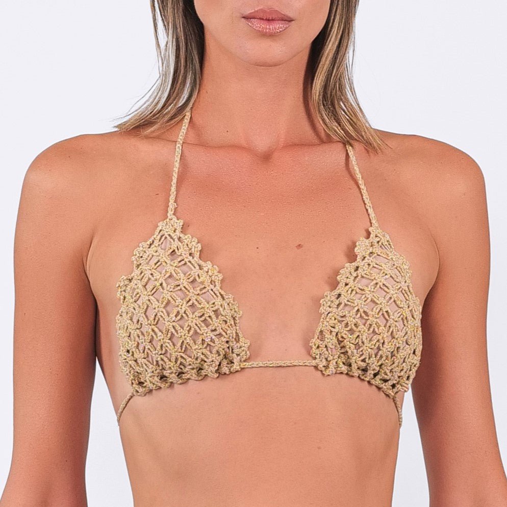 The Hidden Secret Crochet Triangle Top