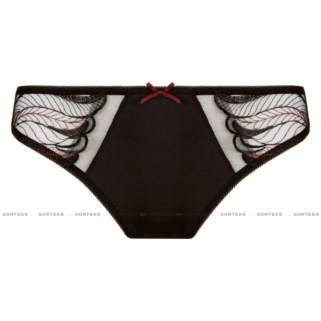 Semi Sheer Lace Thong Panty Gorteks Salve by Gorteks Lingerie