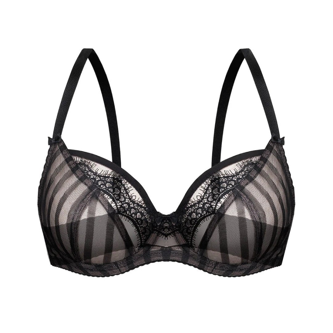 Sheer Soft Full Figure Underwire Bra Stefani by Unikat Lingerie