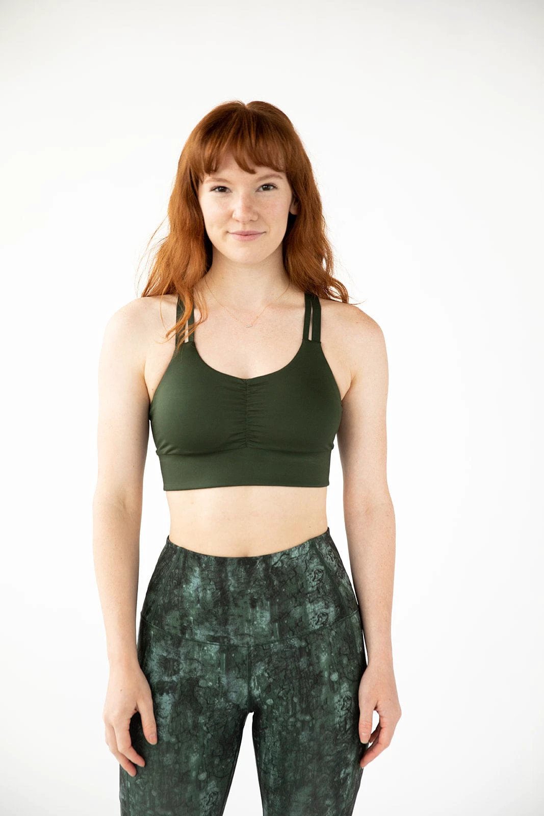 Double Down Bra – JunipHer (Forest Green) by Handful