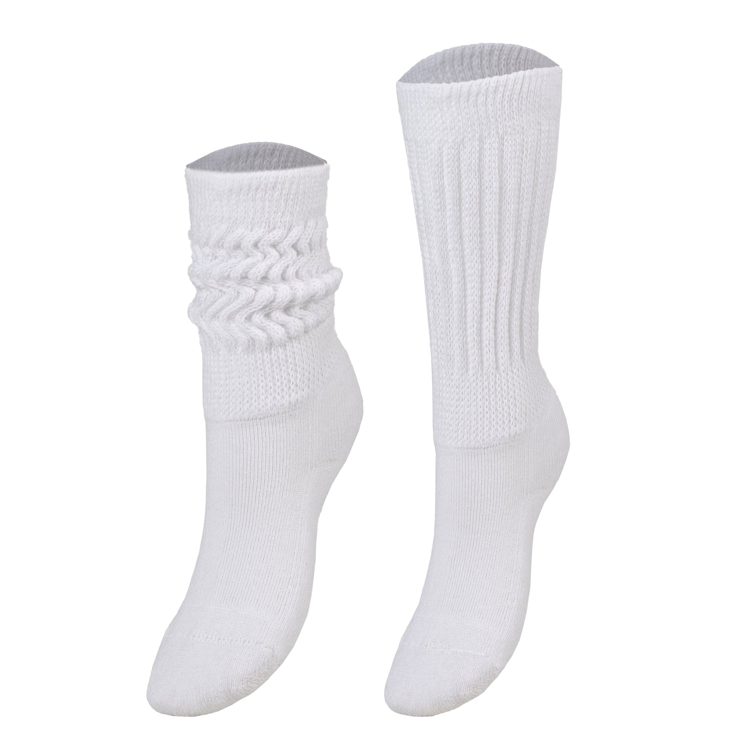 Kids Cotton Knee High Slouch Socks – 1 Pair – Ages 3 - 15 – Soft, Elastic & Breathable - Ansley Effect