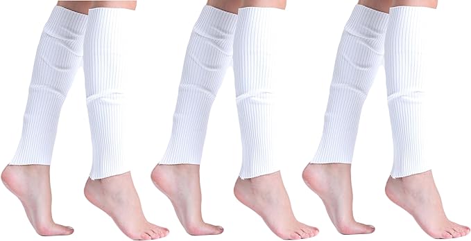 Leg Warmers for Women 3 Pairs Soft Slouchy Retro Knee-High or Scrunched Down Warm and Breathable-13