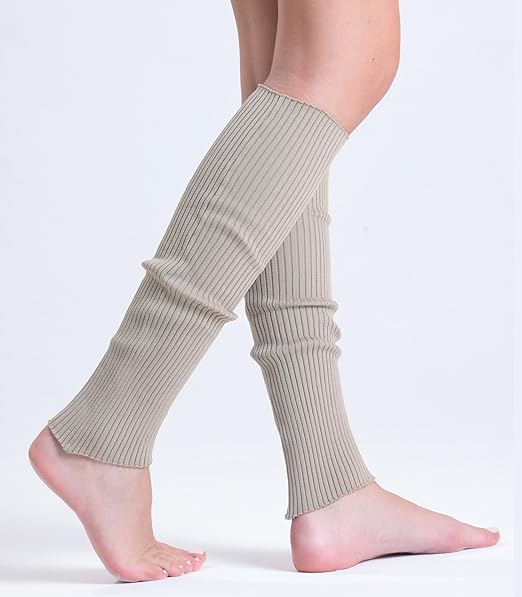 1 Pair Women's Knitted Leg Warmers for Cold Weather 21 Inches Long-0
